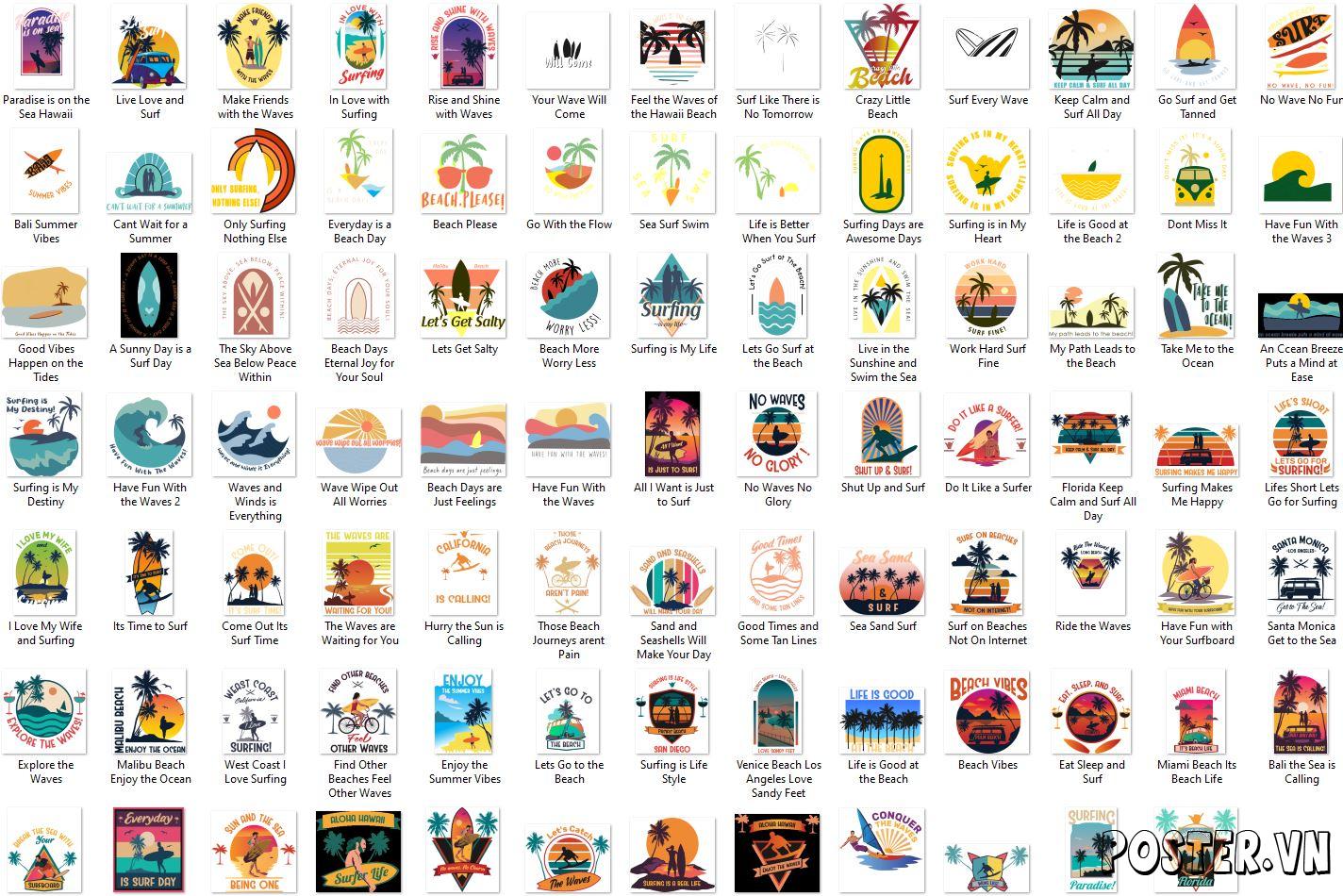 100+ Summer Beach T-Shirt