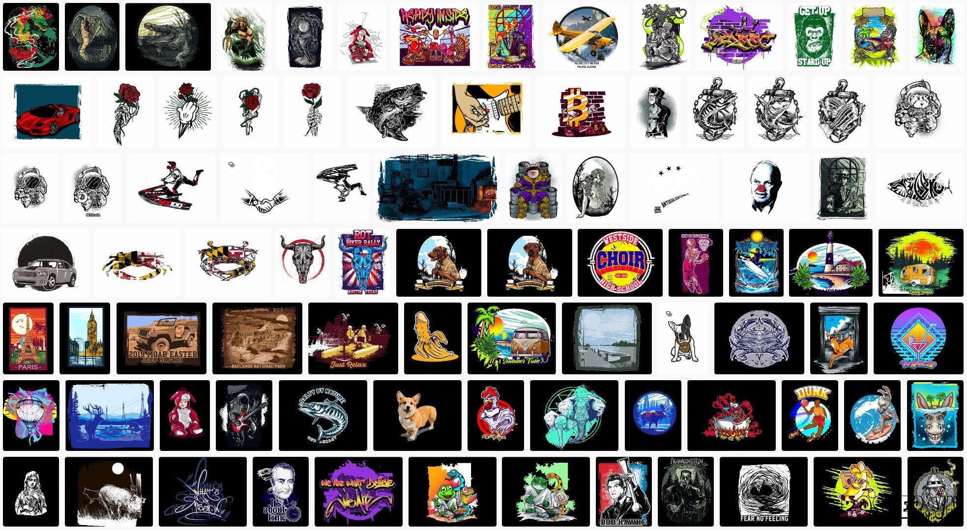 100+ T-Shirts Design