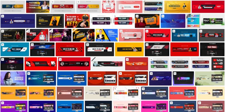 100-youtube-banner-template