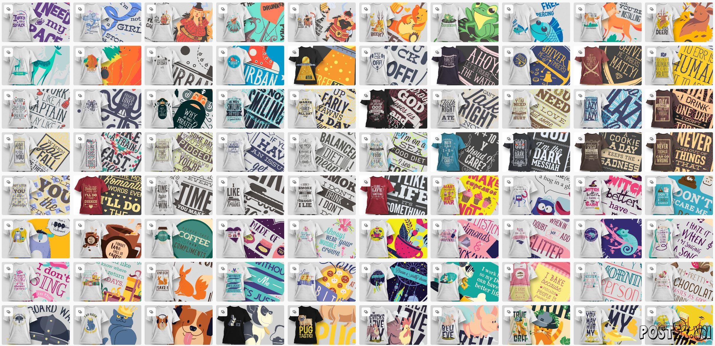 1500+ T-Shirt Designs