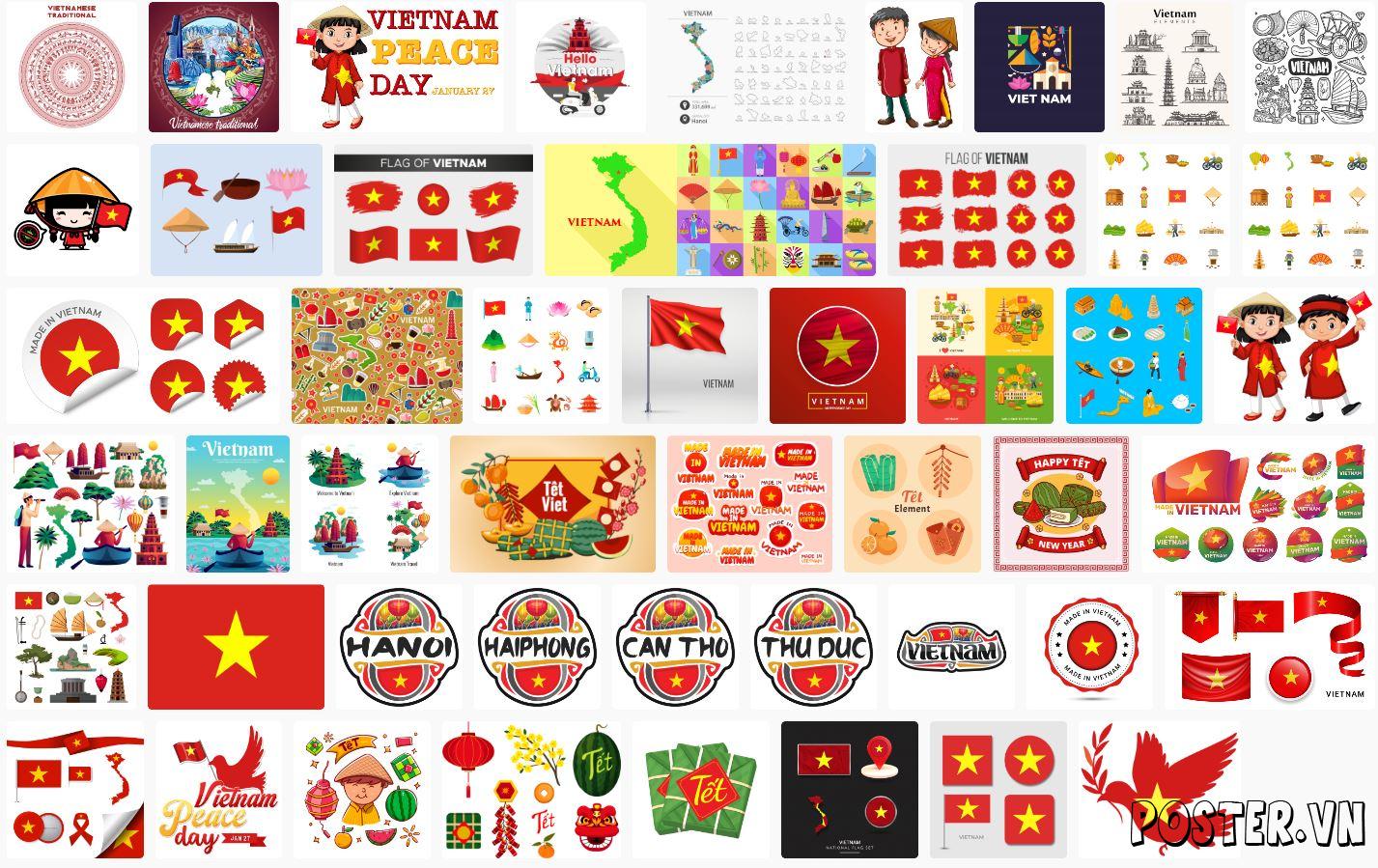 200+ Vietnam stickers