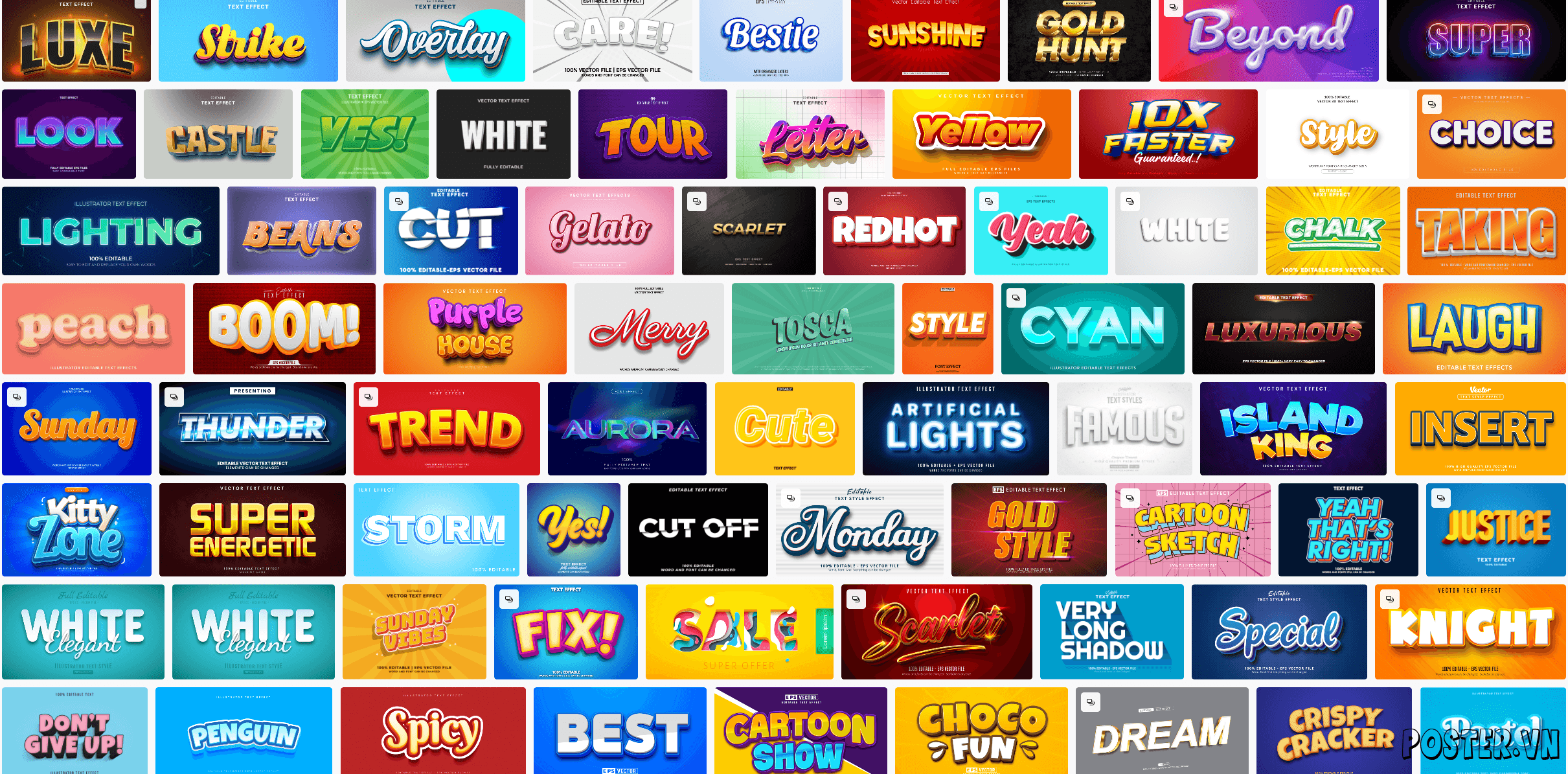 2000+ Text Effect File AI-EPS (Part 5)