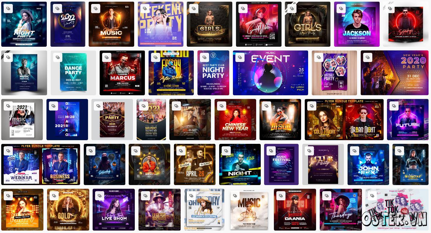 50+ Event flyer