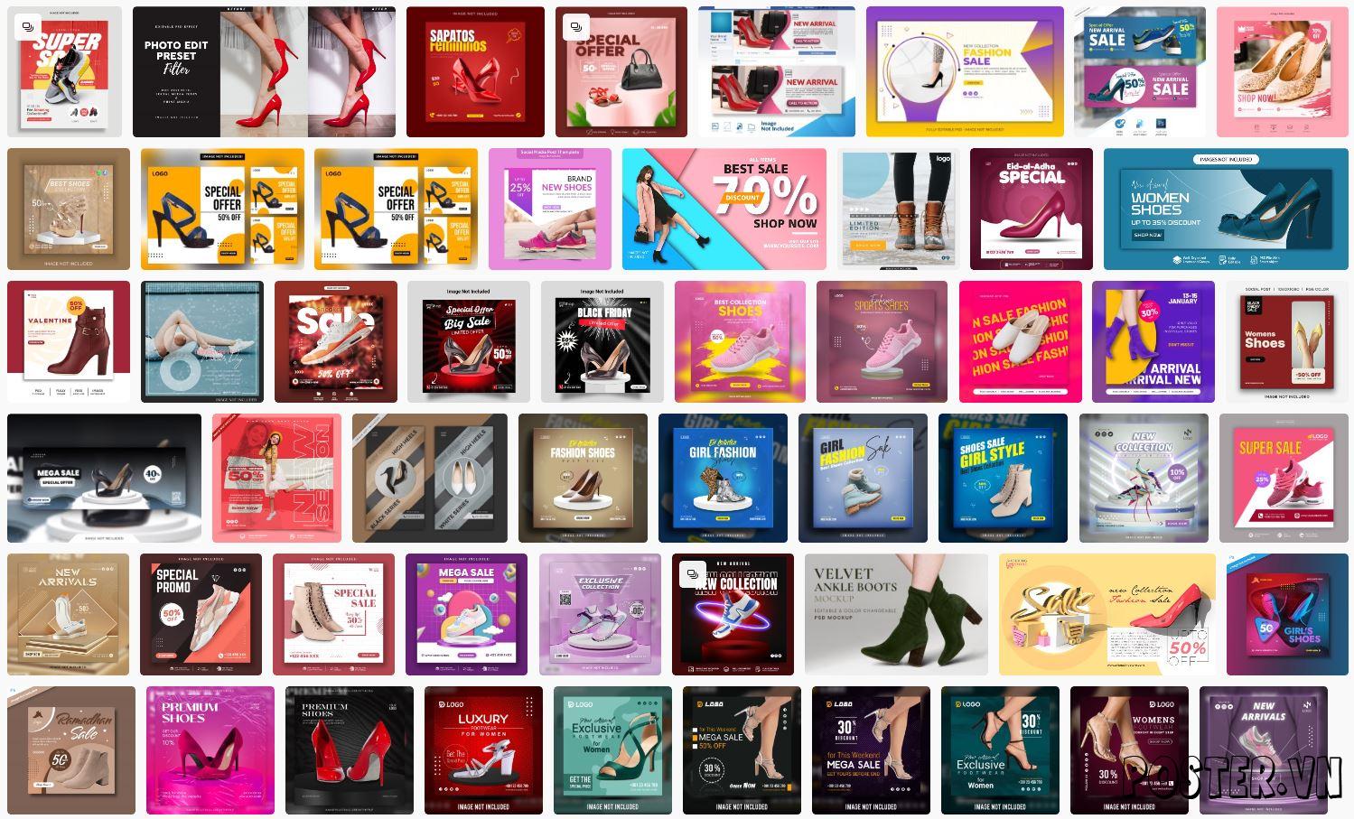 54+ Woman Shoes Banner