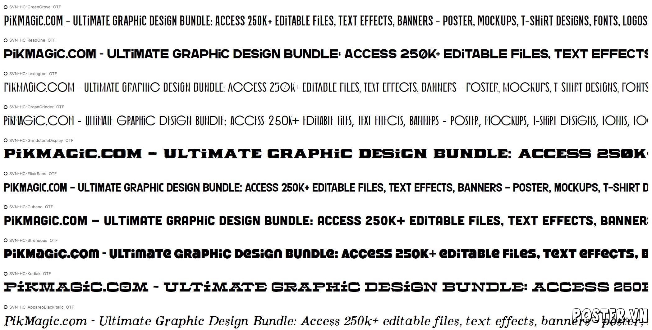 65+ Vintage – Retro Font