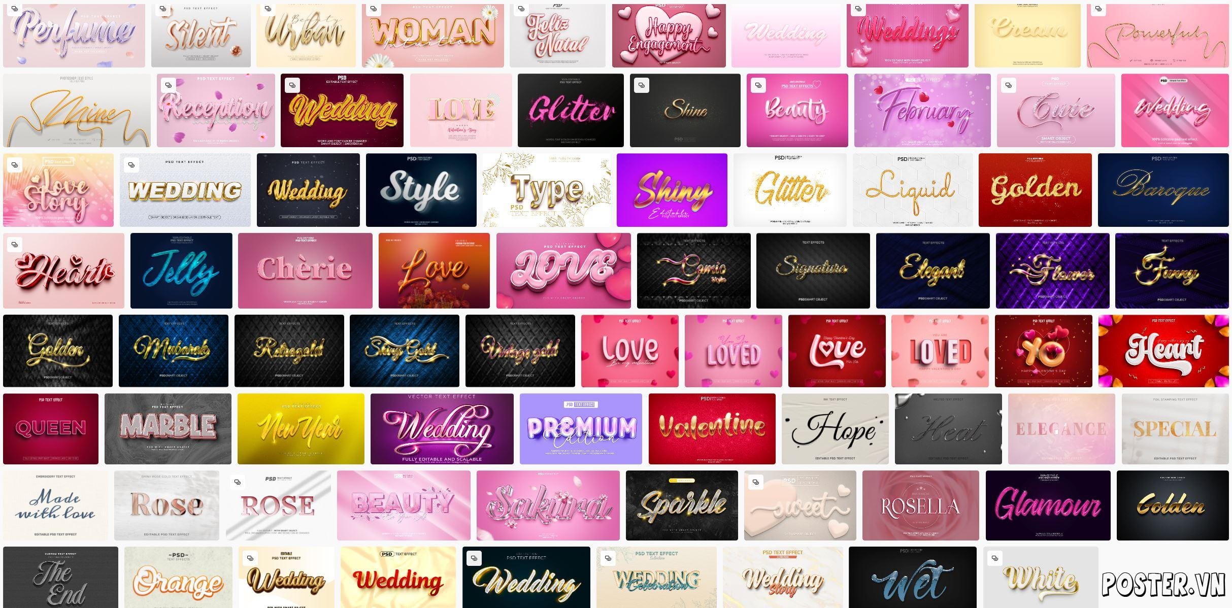 80+ Wedding Text Effect