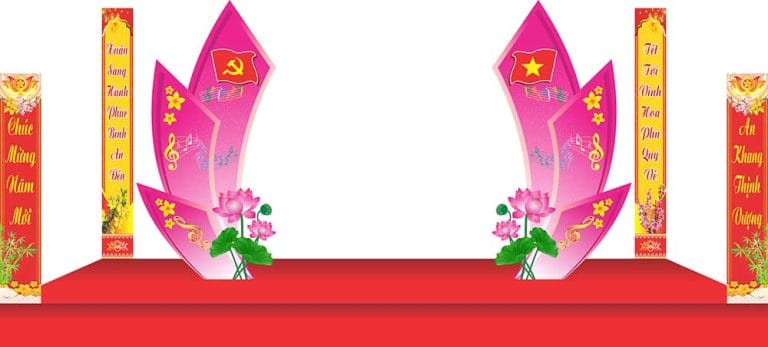 Mau thiet ke canh ga chuc mung nam moi 2024