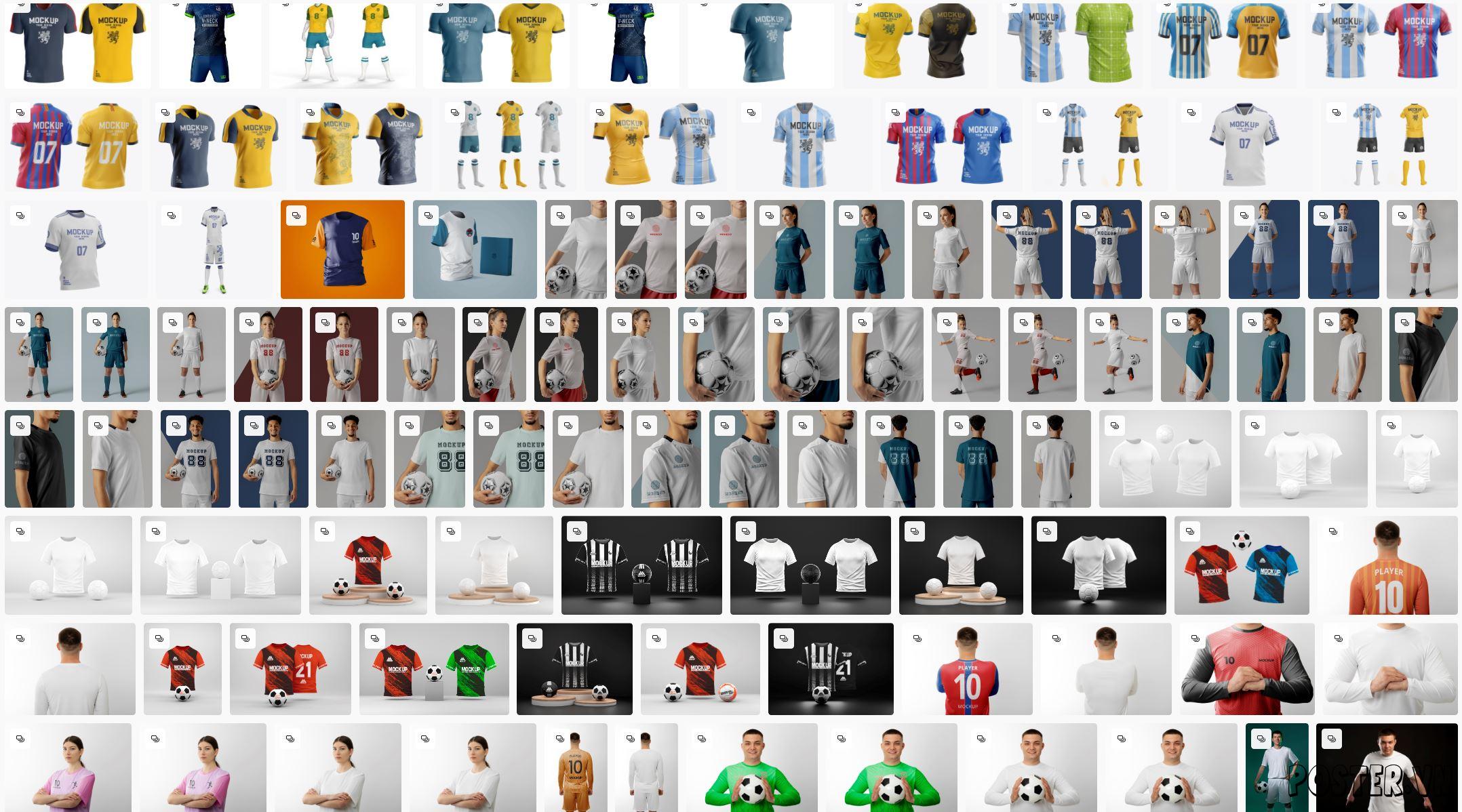 Football Shirt Mockups