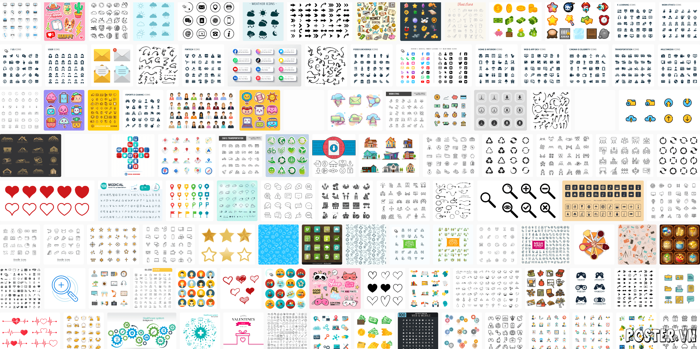 library-icons-symbols