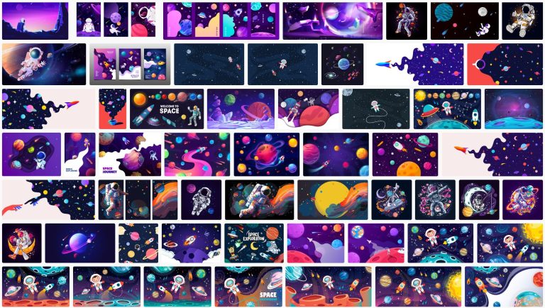 space-illustration-vectors