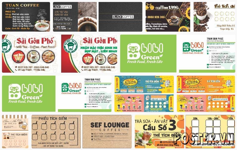 10+ Card Visit Cafe – Trà Sữa