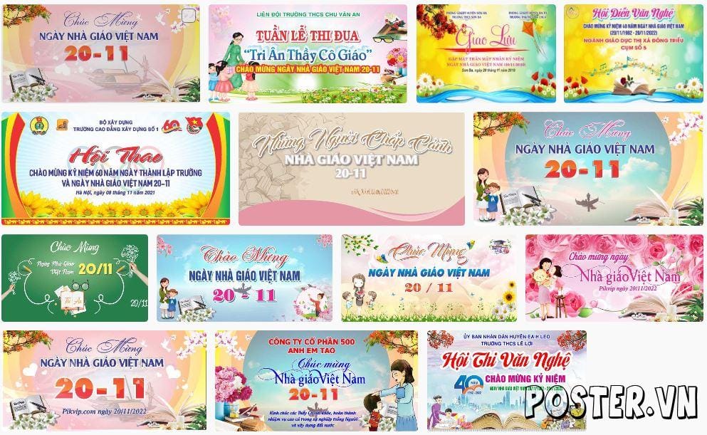 15+ Phông nền ngày Nhà Giáo Việt Nam 20-11
