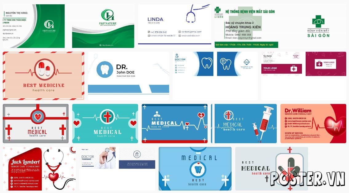 16+ Card Visit Phòng Khám