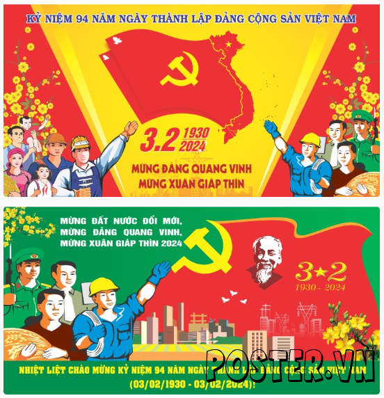2+ Pano kỷ niệm 94 năm ngày thành lập Đảng Cộng Sản Việt Nam