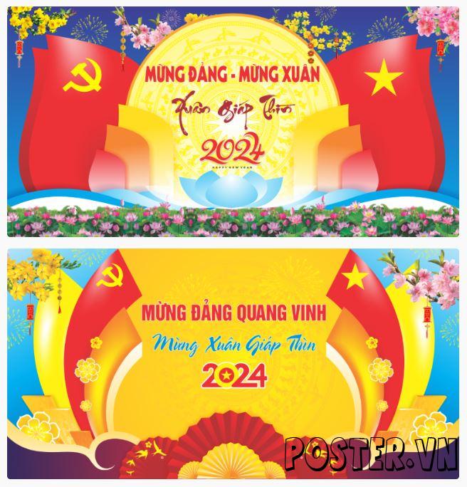 2+ Phông nền mừng Đảng mừng xuân 2024