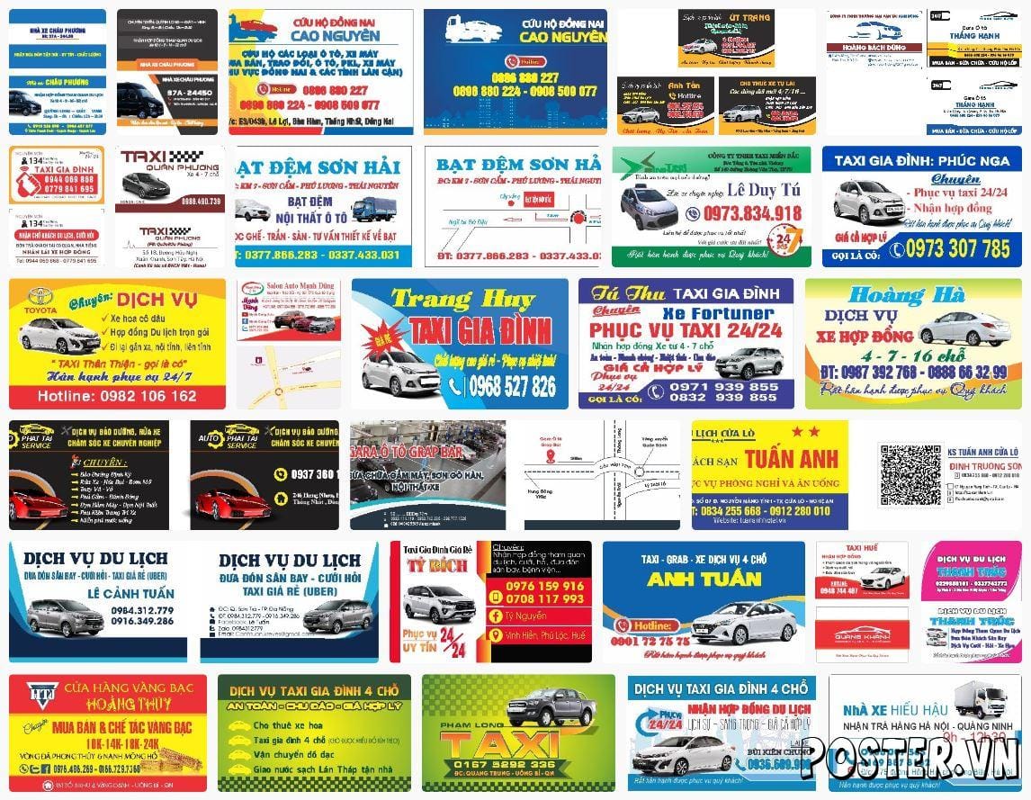 28+ Card Visit Taxi – Xe khách