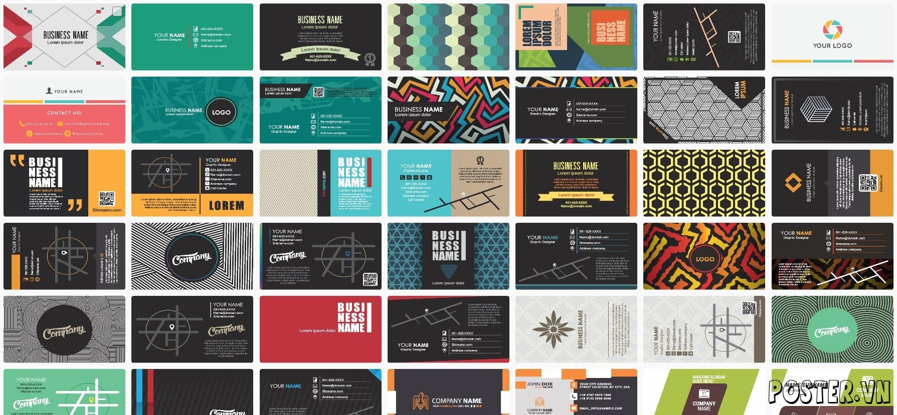 300+ Mẫu Card visit cho doanh nghiệp