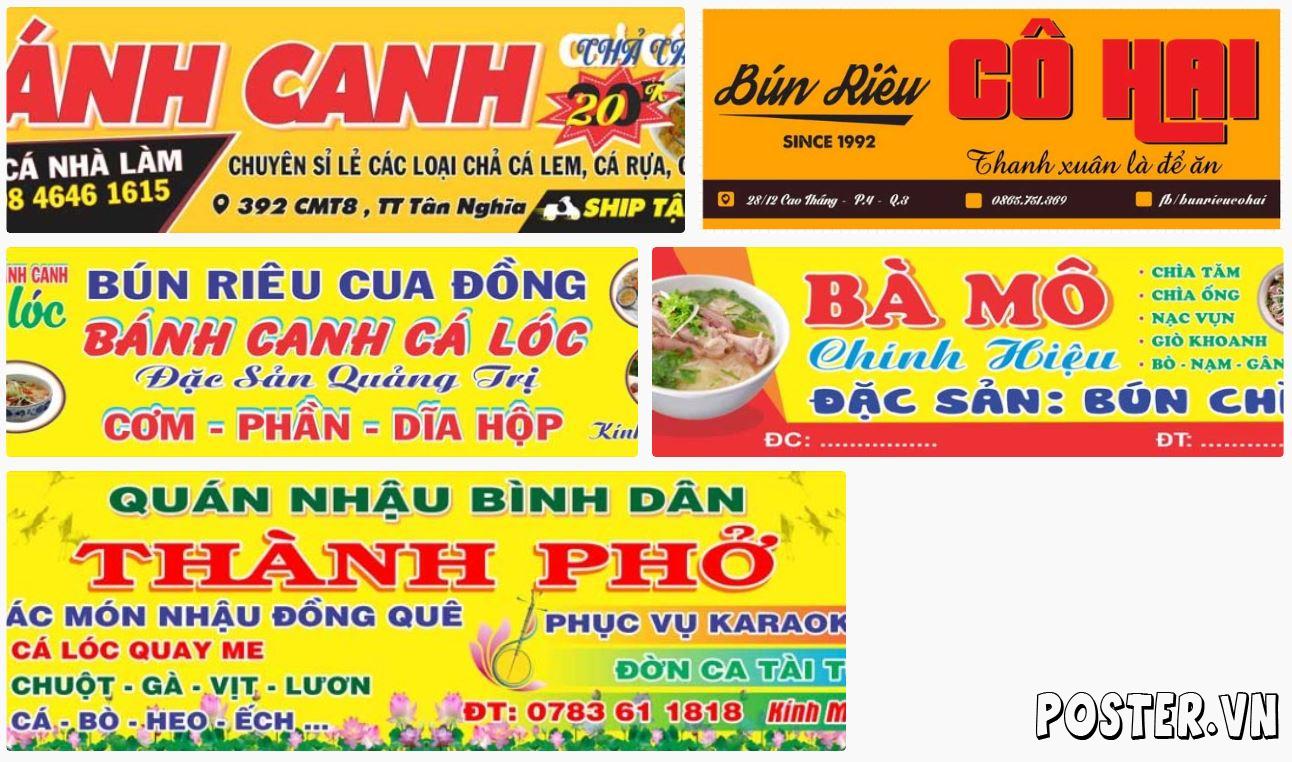 Download 5+ Biển quảng cáo quán bún phở | Poster.vn