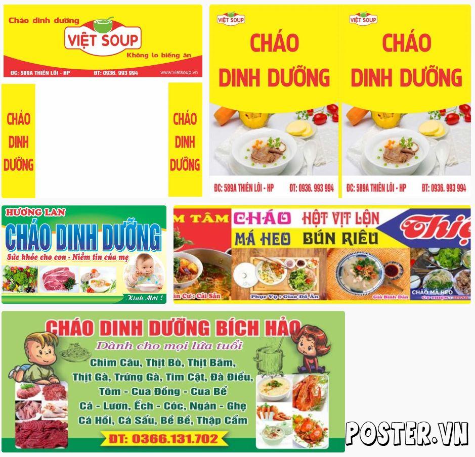 5+ Biển quảng cáo quán cháo