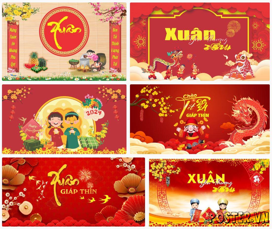 6+ Backdrop chúc mừng năm mới 2024