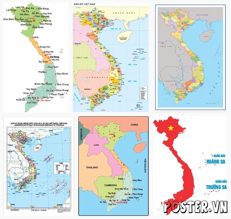 6+ Bản đồ Việt Nam file Corel