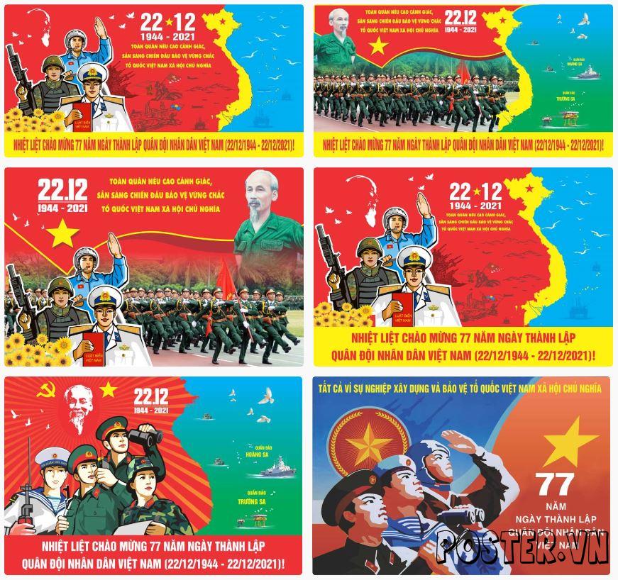 6+ Pano ngày thành lập Quân Đội Nhân Dân Việt Nam 22-12