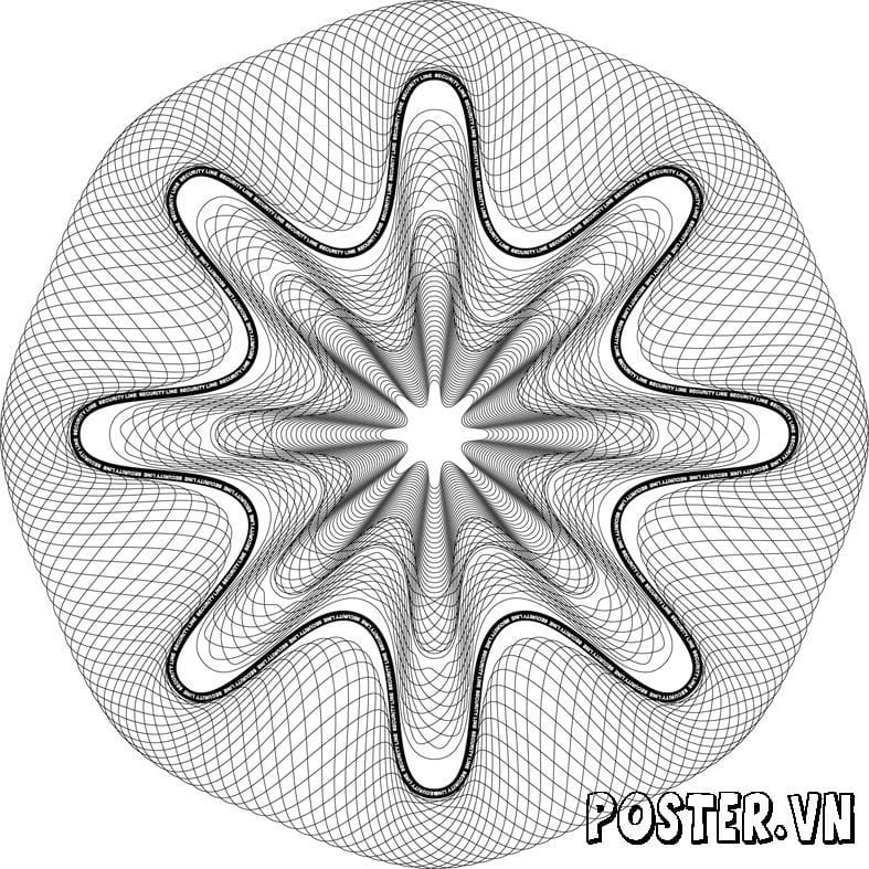 hoa văn tem bảo hành