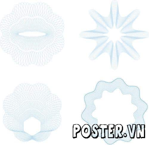 hoa văn tem bảo hành