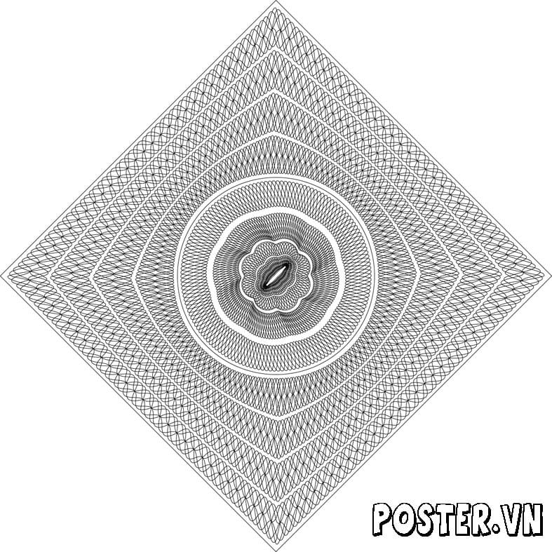 hoa văn tem bảo hành