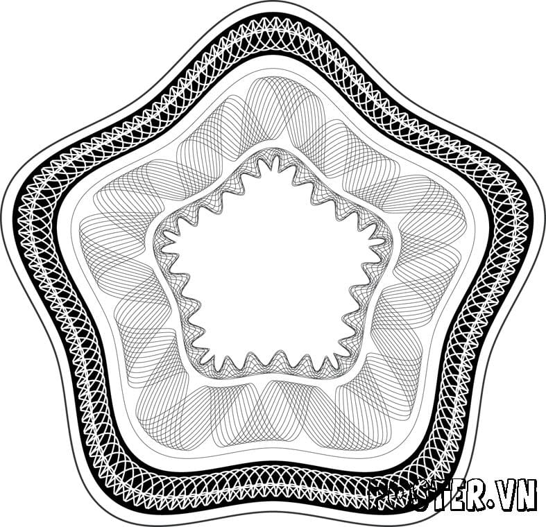 hoa văn tem bảo hành