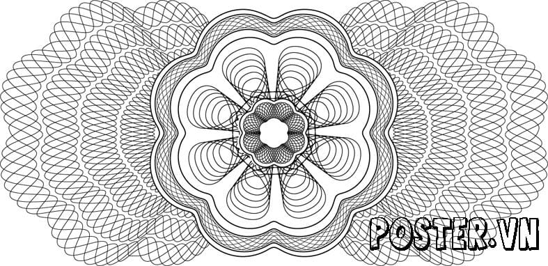 hoa văn tem bảo hành