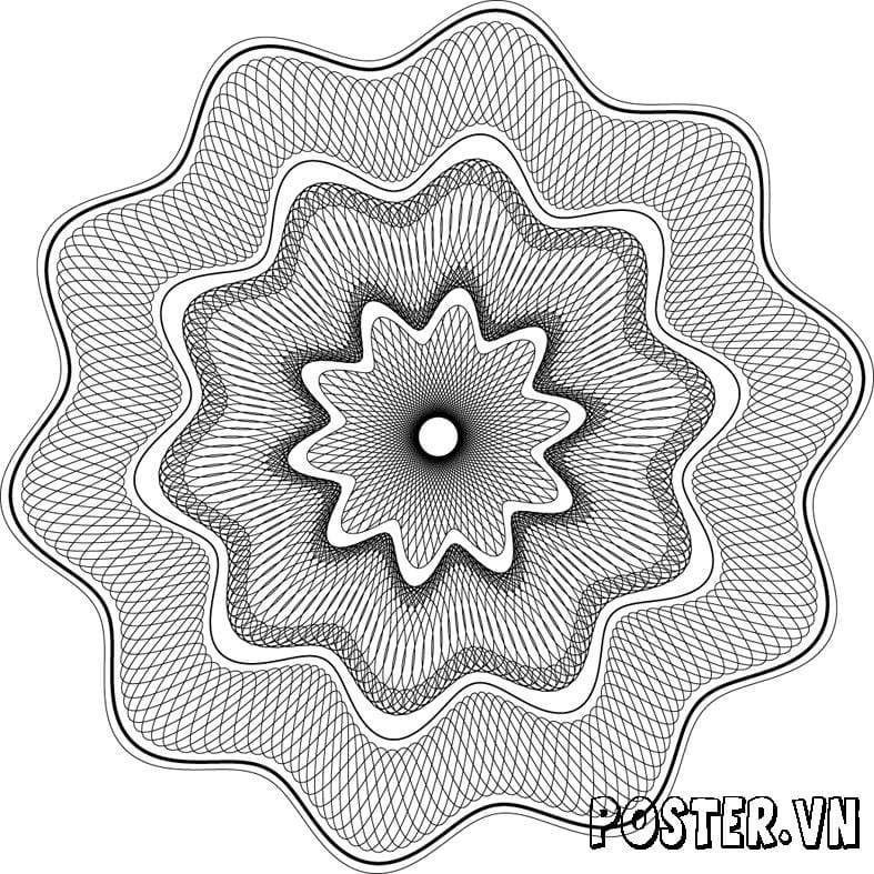 hoa văn tem bảo hành