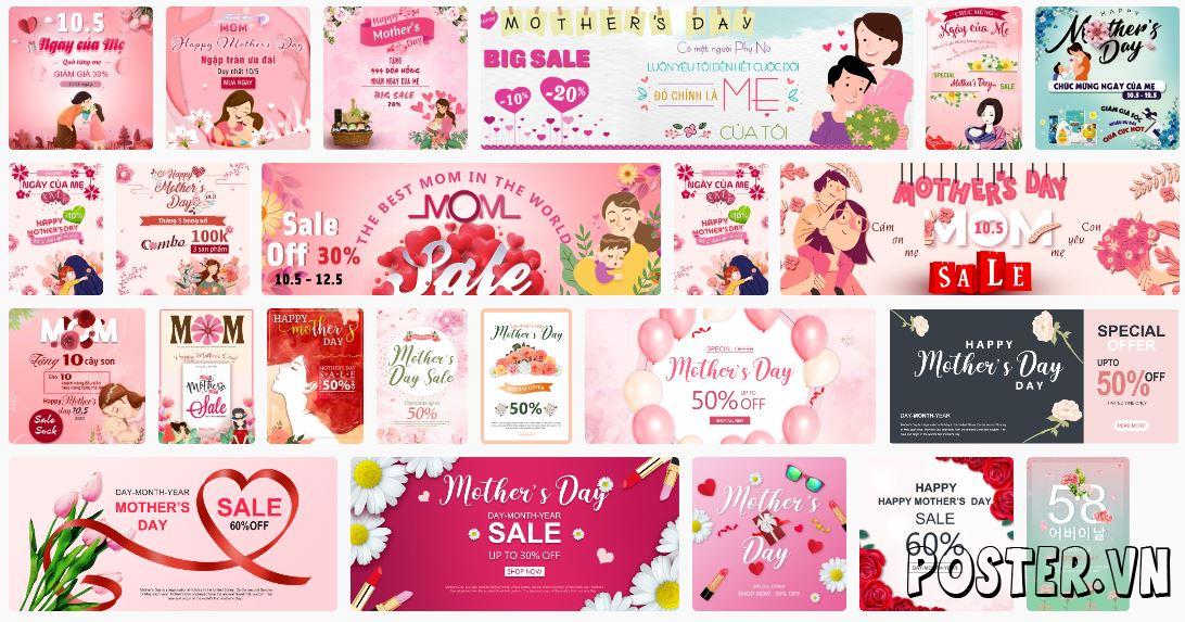 Mothers Day Online Sale Templates