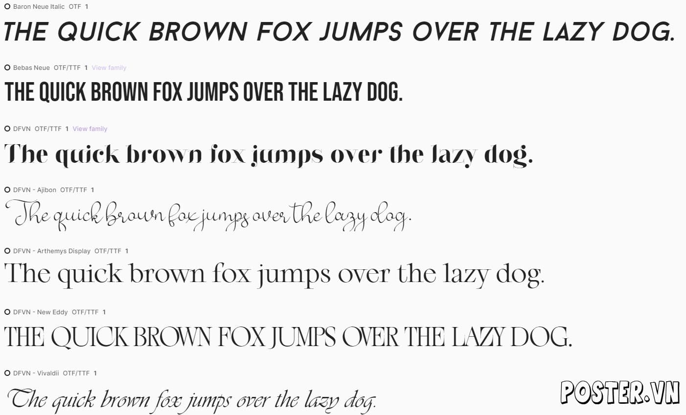 10+ Font chữ in hoa đẹp