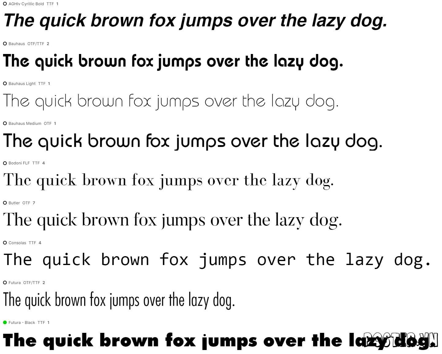 10+ Font chữ kiến trúc Việt hóa