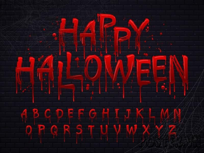 10+ Font chữ kinh dị