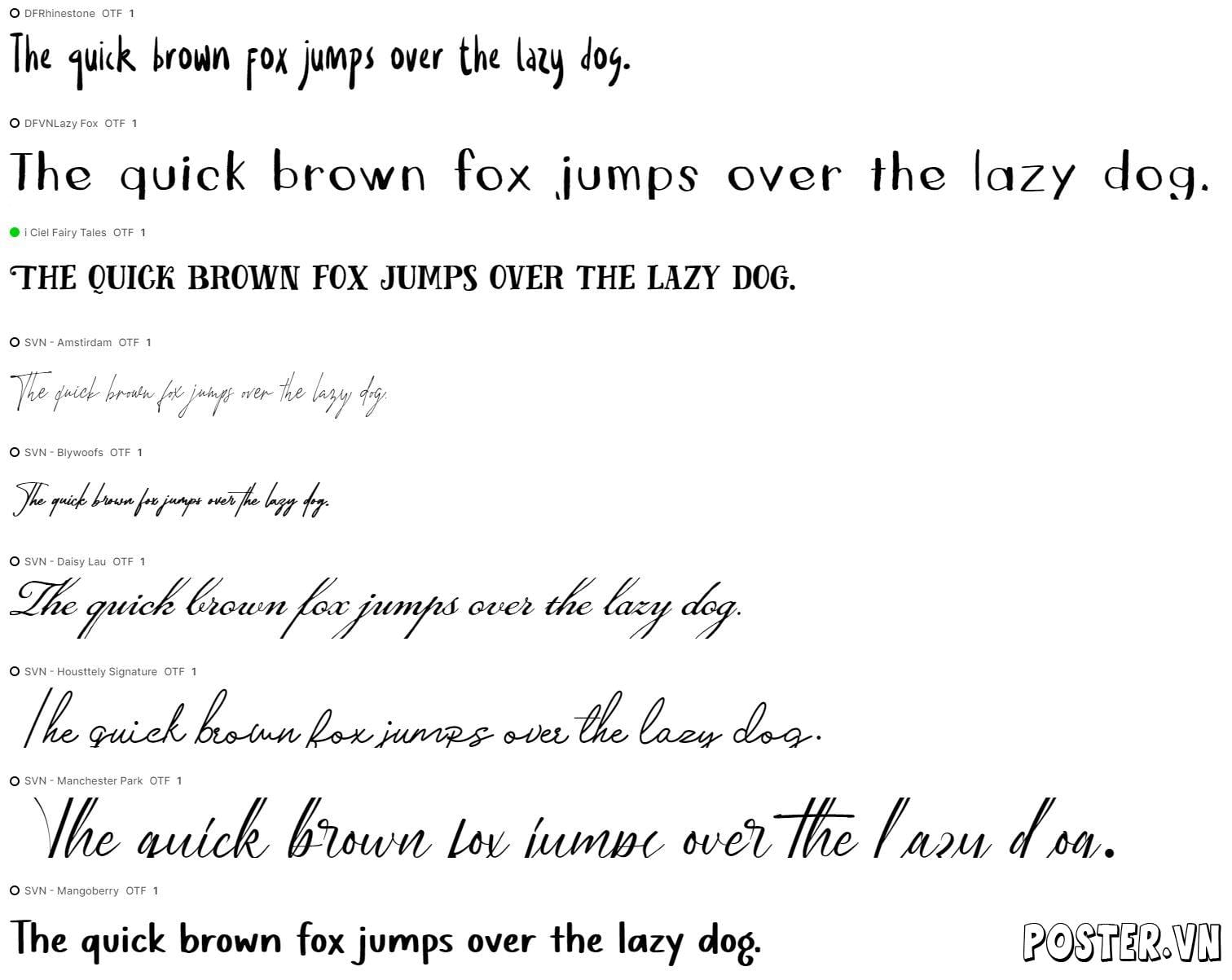 10+ Font Handwriting & Script