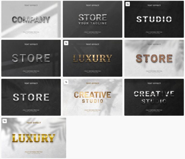 10-metal-text-effect