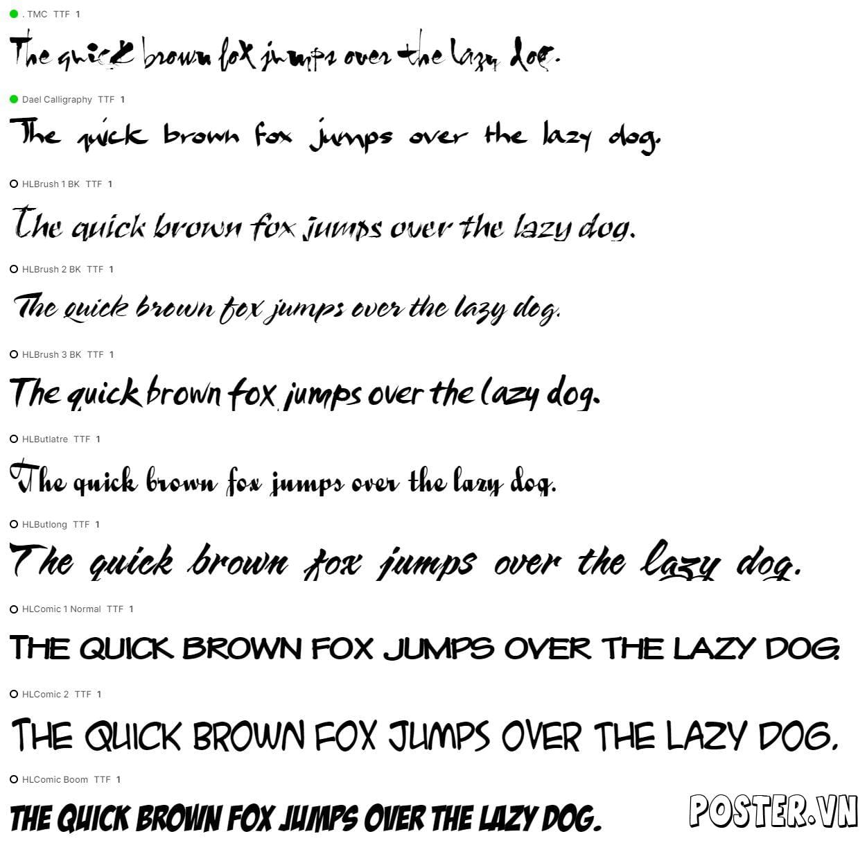 100+ Font thư pháp Việt hóa