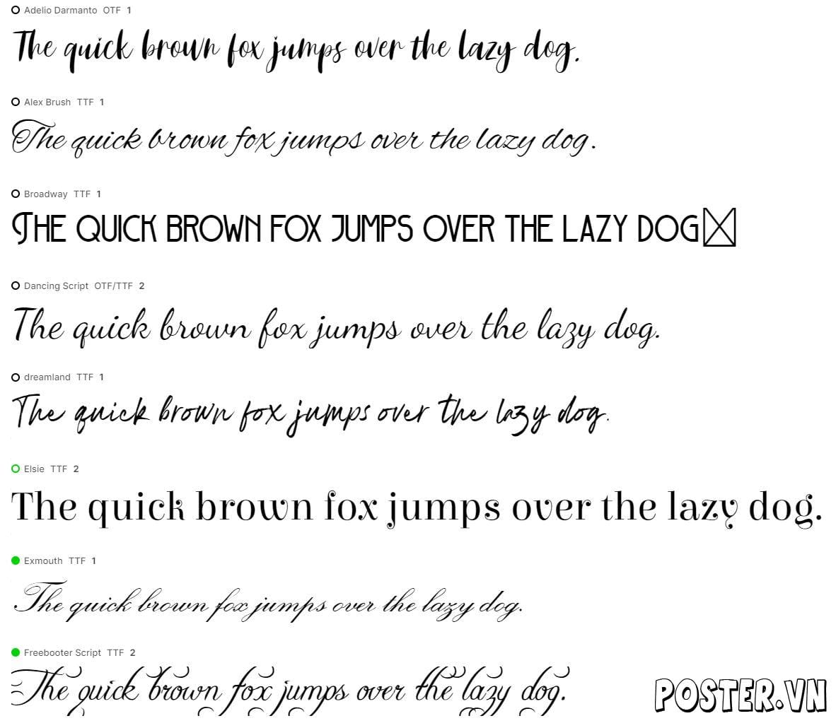 13+ Font viết thiệp mời