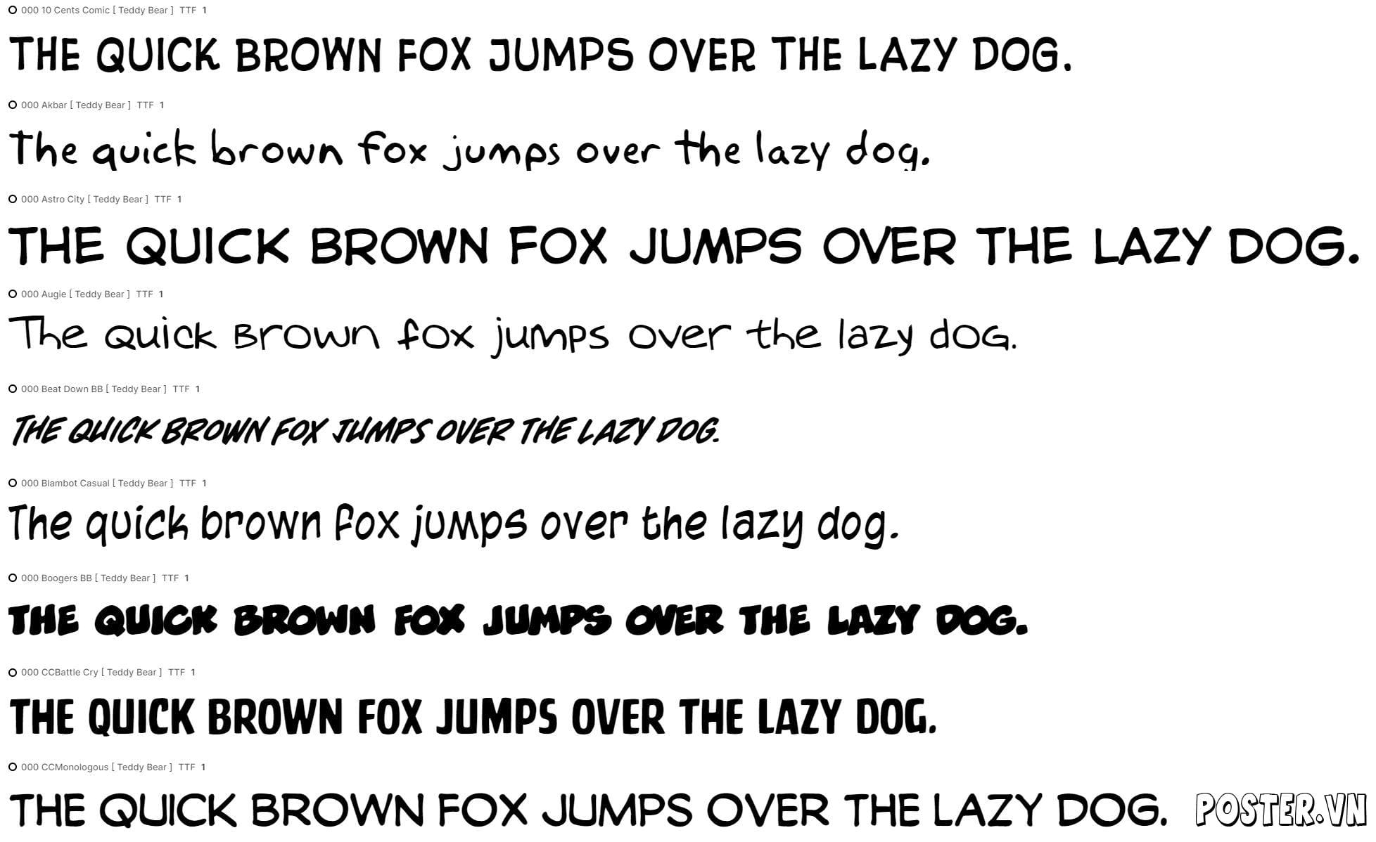 150+ Font chữ truyện tranh Việt Hóa