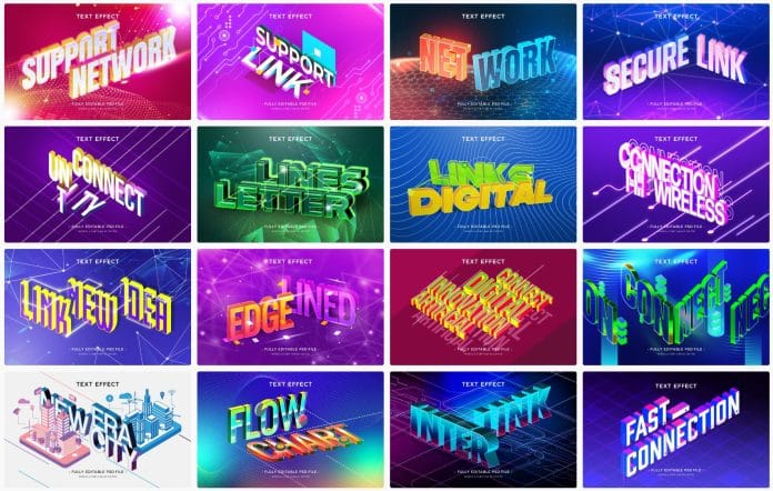 18-connection-text-effect 18-connection-text-effect