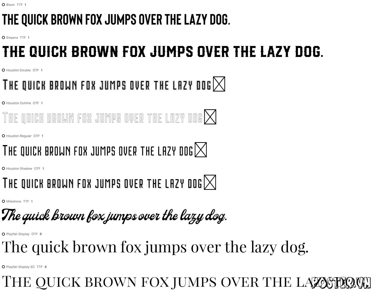 25+ Font chữ thể thao