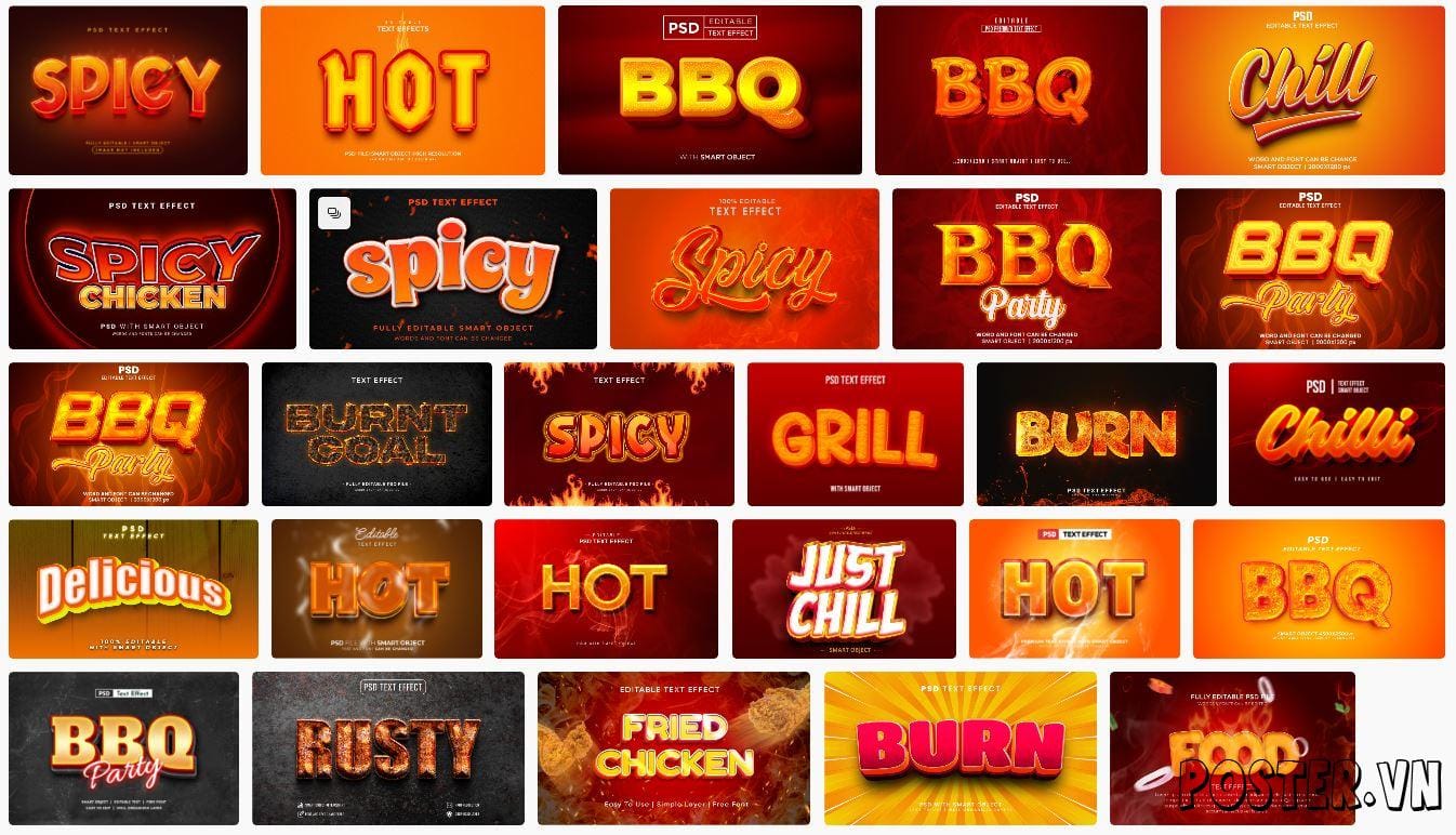 27+ BBQ text effect