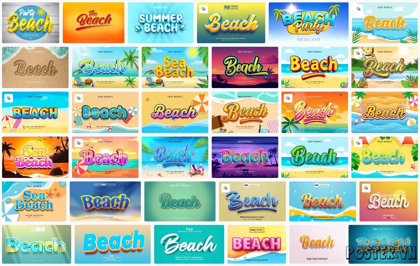 36+ Beach text effect