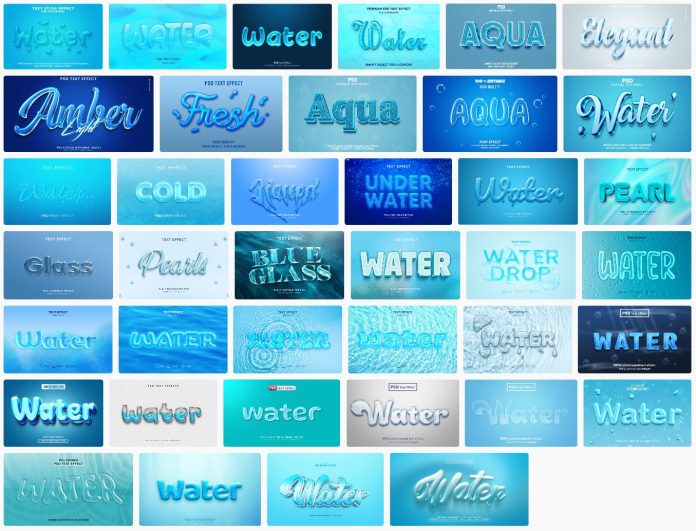 39-water-text-effect