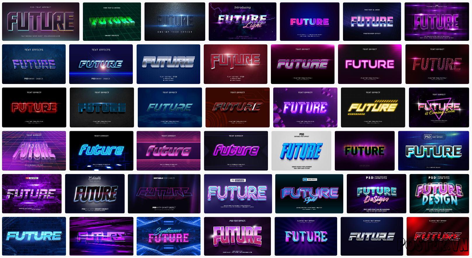 42+ Future Text Effect