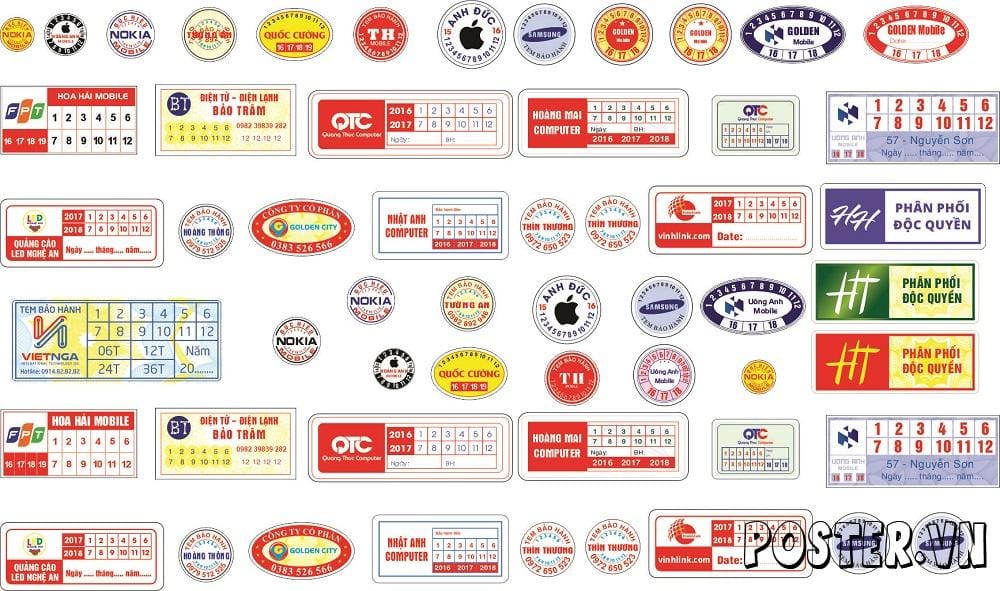 45+ Mau thiet ke tem vo - tem bao hanh