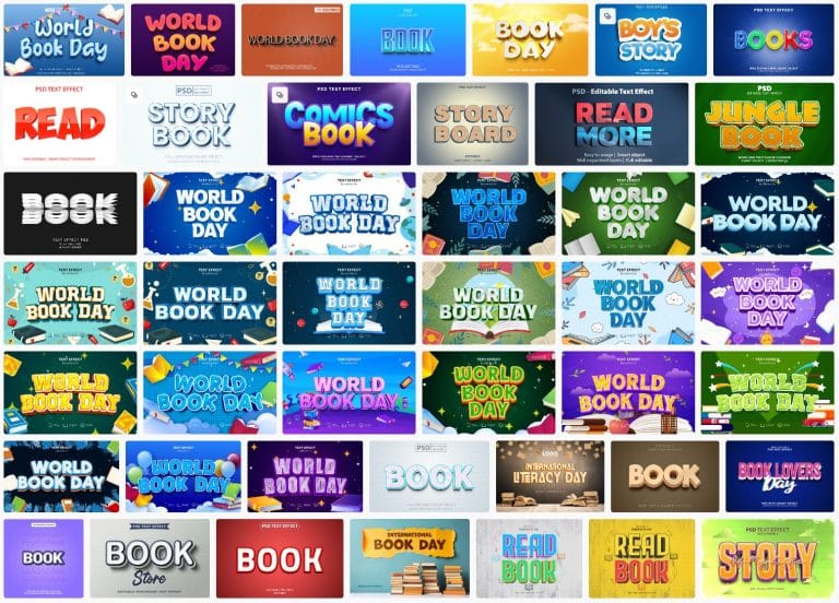46-world-book-day-text-effect