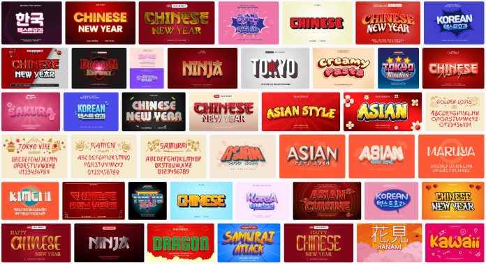 50-asian-text-effects